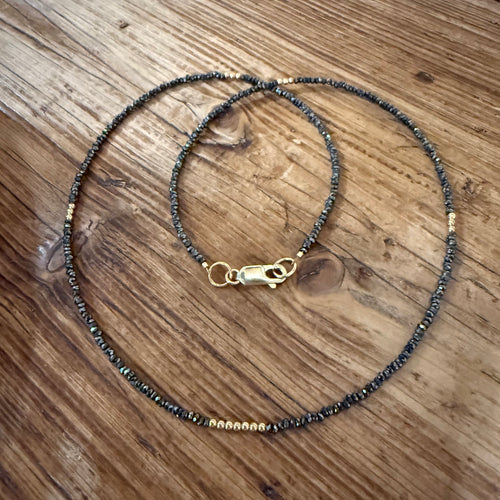 Gold Filled Hematite Necklace