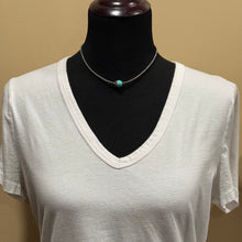 Sterling Navajo Pearl & Kingman Turquoise Choker Necklace
