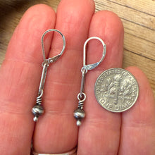 Sterling Paperclip Chain & Navajo Pearl Earrings