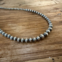 Graduated Sterling Navajo Pearl Necklace