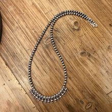 Two Tier Sterling Silver Navajo Pearl Necklace