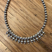 Two Tier Sterling Silver Navajo Pearl Necklace