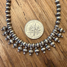 Two Tier Sterling Silver Navajo Pearl Necklace