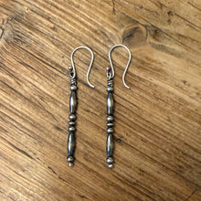 Sterling Silver Navajo Pearl Dangle Earrings