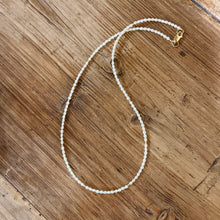 Gold Filled Freshwater Rice Seed Pearl Necklace