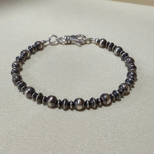 Sterling Silver Navajo Pearl Bracelet