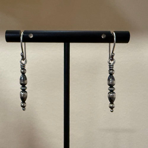 Sterling Silver Navajo Pearl Earrings