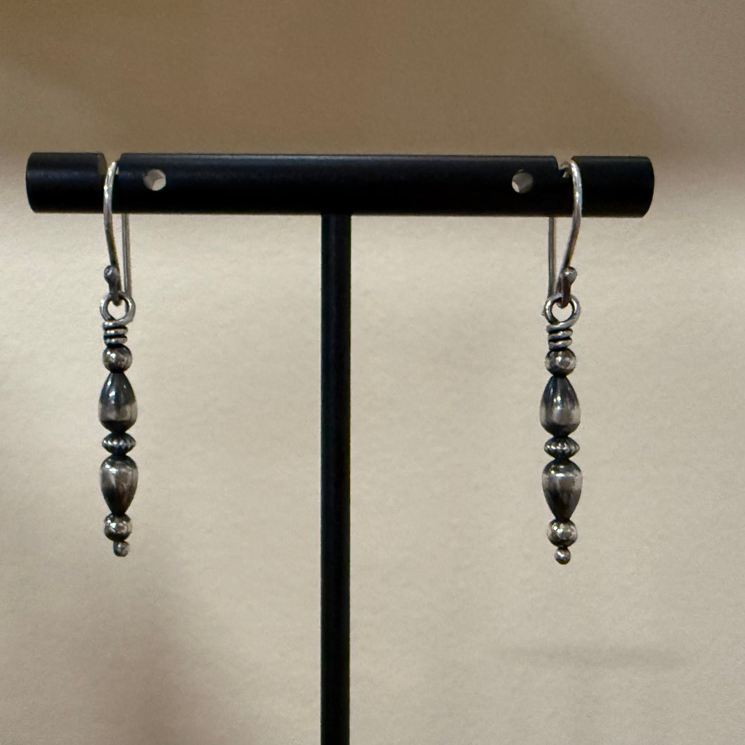 Sterling Silver Navajo Pearl Earrings