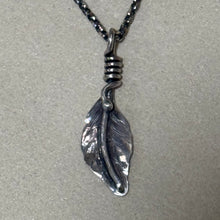 Sterling Silver Leaf Pendant Necklace