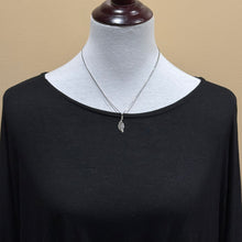 Sterling Silver Leaf Pendant Necklace