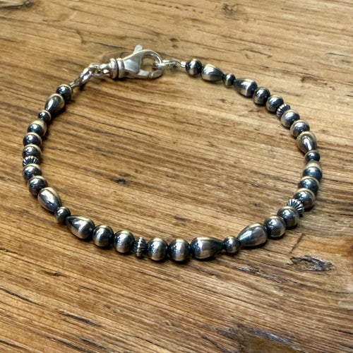 Sterling Silver Navajo Pearl Bracelet