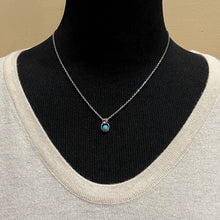 Bezel Set Kingman Turquoise Necklace