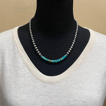 Graduated Navajo Pearl Kingman Turquoise Necklace