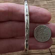 Stamped Sterling Silver Cuff Bracelet