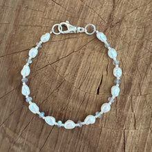 Keshi Pearl Labradorite Bracelet