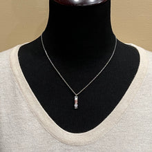 Sterling and Copper Moonstone Necklace