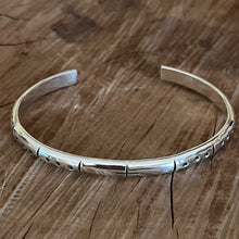 Stamped Sterling Silver Cuff Bracelet