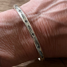 Stamped Sterling Silver Cuff Bracelet