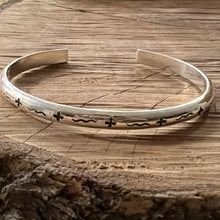Stamped Sterling Silver Cuff Bracelet