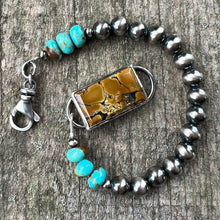 Treasure Mountain & Kingman Turquoise Navajo Pearl Bracelet
