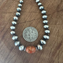 Navajo Pearl Apple Coral Bracelet