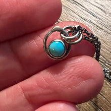 Bezel Set Kingman Turquoise Necklace