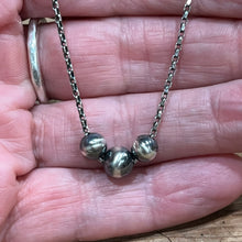 Floating Navajo Pearl Necklace