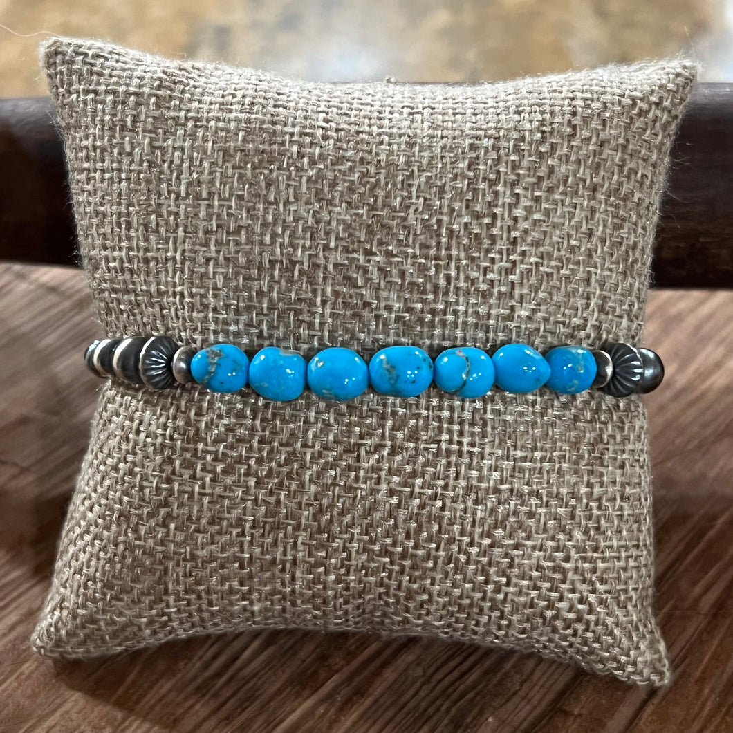 Chaco Canyon Sleeping Beauty Turquoise Motif Bracelet - 20924880 | HSN