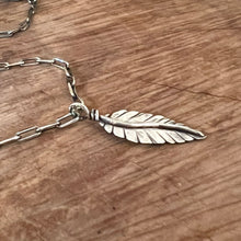 Handcrafted Sterling Silver Leaf Necklace