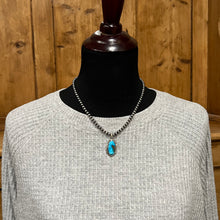 Morenci Turquoise Navajo Pearl Necklace