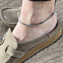 Navajo Pearl Hematite Ankle Bracelet