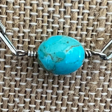 Kingman Turquoise Link Necklace