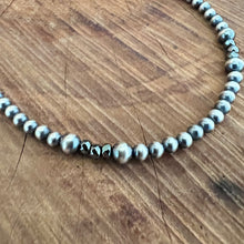 Navajo Pearl Hematite Necklace