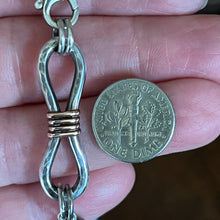 Mixed Metal Infinity Symbol Navajo Pearl Bracelet