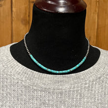 Kingman Turquoise Navajo Pearl Choker