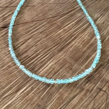 Natural Light Blue Apatite Choker