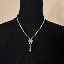 Treasure Mountain Turquoise Navajo Pearl Necklace