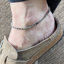 Navajo Pearl Hematite Ankle Bracelet