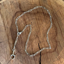 Paperclip Chain Snaffle Bit Necklace