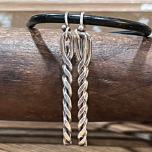 Sterling Silver Twisted Wire Earrings